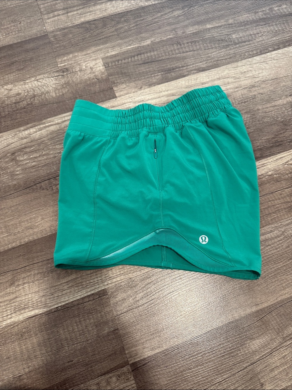 lululemon athletica Teal-Green Athletic Shorts with Liner
